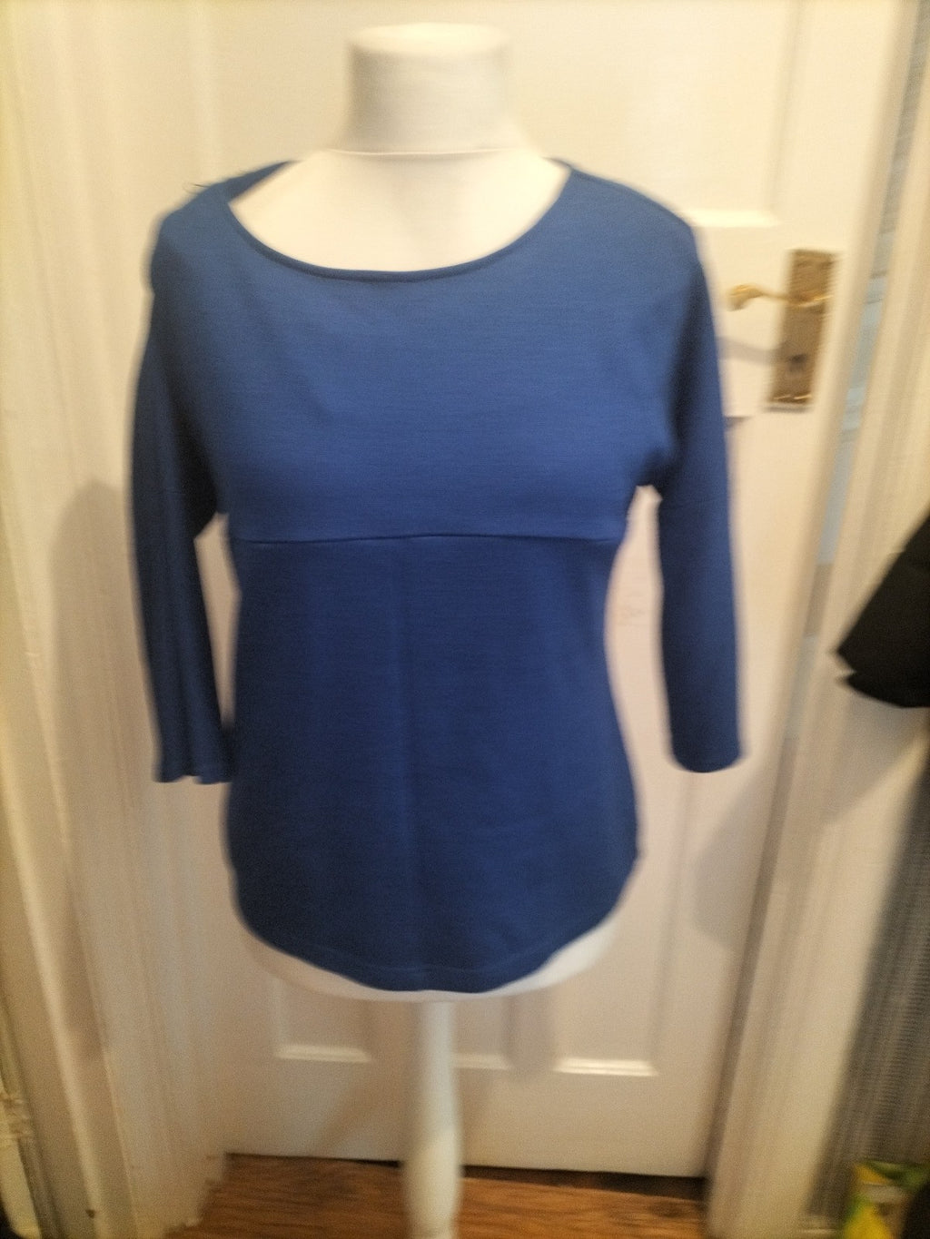 Ladies Betty Barclay Collection Size 12 Deep Blue Half Sleeved Blouse
