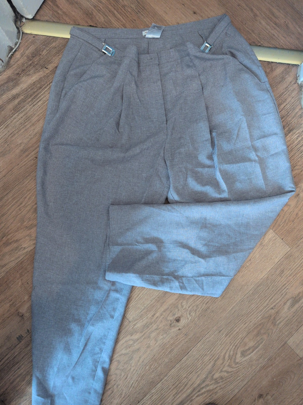 Damart 20 Grey Pale Lilac Adjustable Trousers