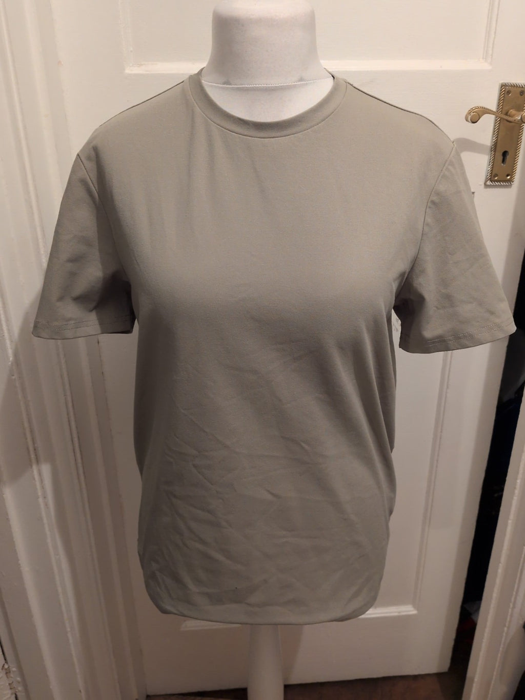 Manfinity Medium Sage Green Short Sleeve T-shirt