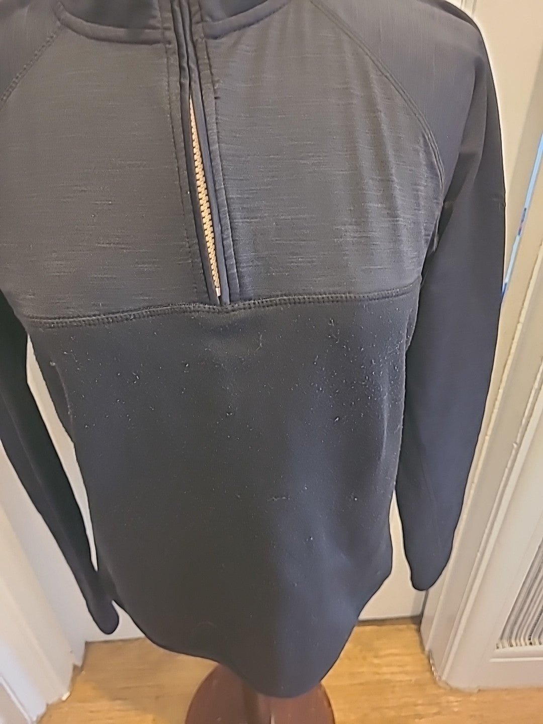 Ladies Northern Expo Size 14 Black With Pink Long Sleeved Pullover Activewear