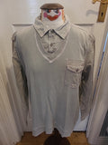 Mens Next Size Large Grey Long Sleeved Imitation Shirt