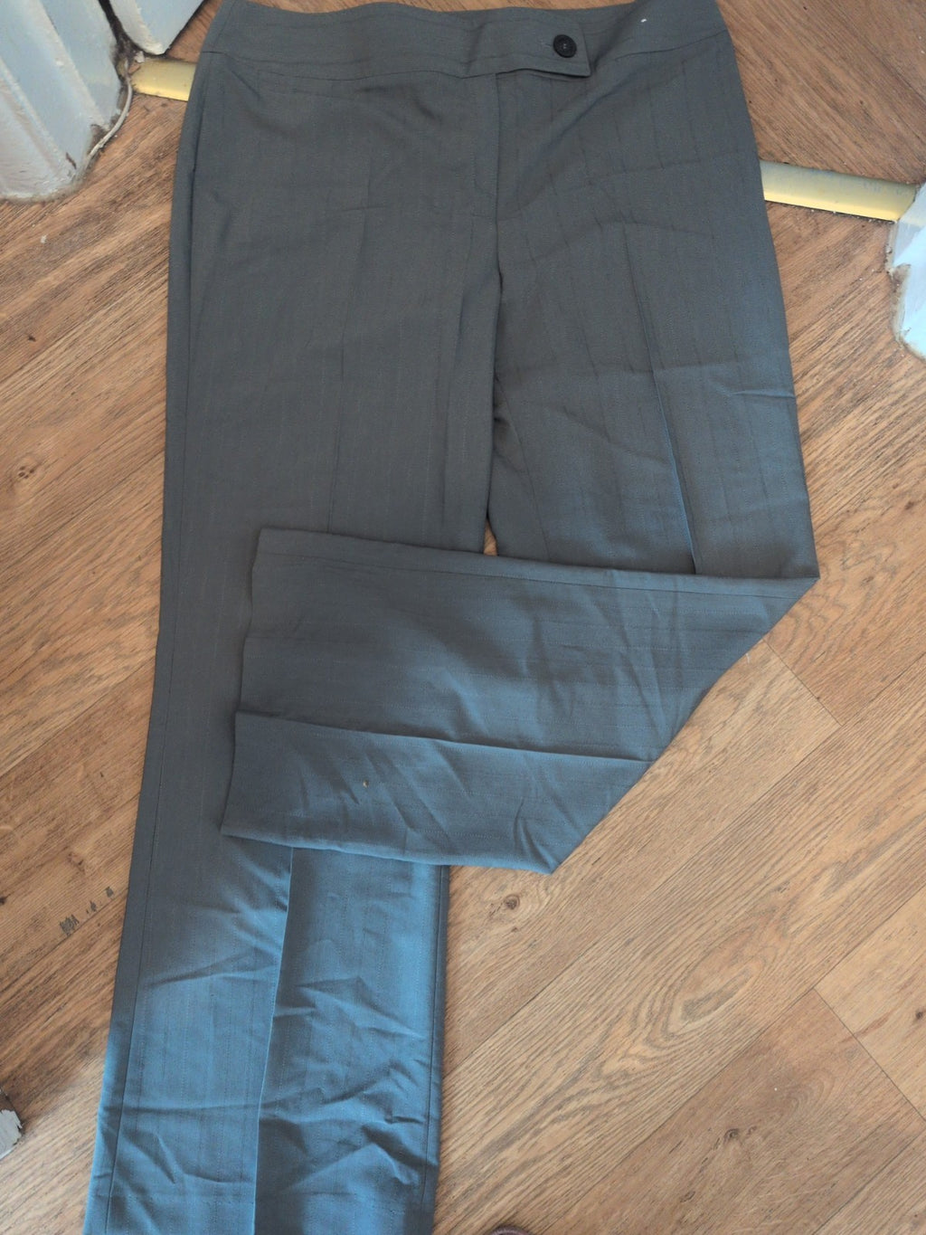 Next 18L Pale Sage/Grey Smart Trousers