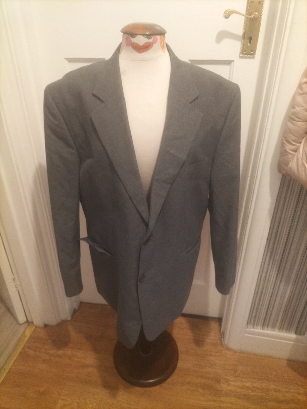 Mens Chums Size 44R Grey Padded Lined Blazer