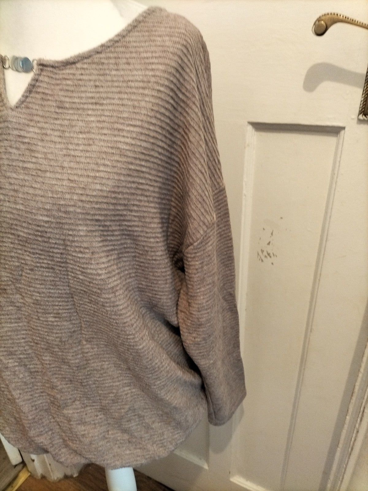 Bonmarche 18 Long Sleeve Brown Jumper