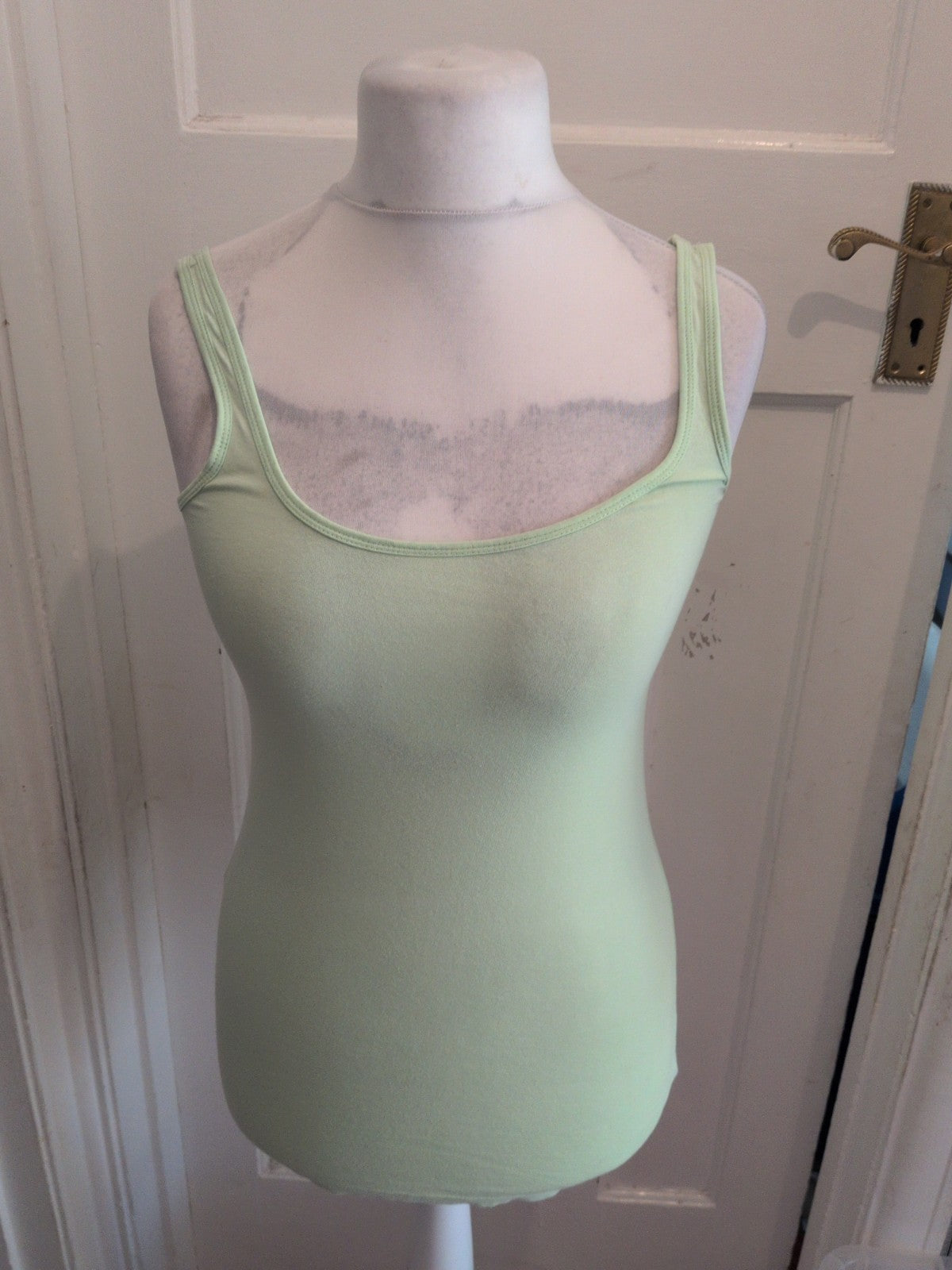 Primark 8 Light Green Sleeveless Cami Top