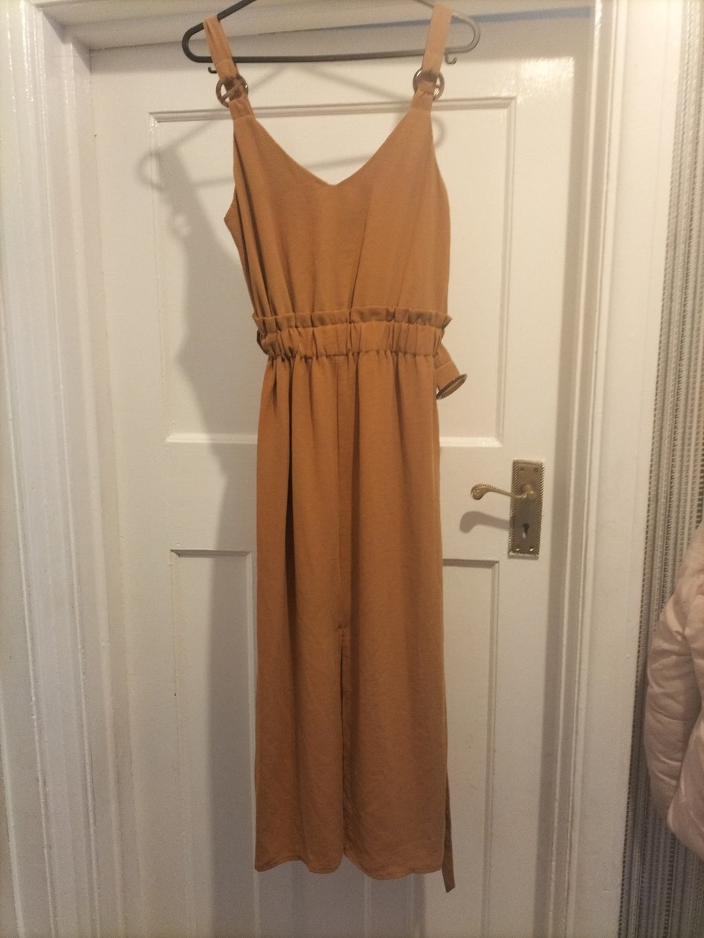 Brand New Ladies Size 4 Tobacco Coloured Sleeveless Dress