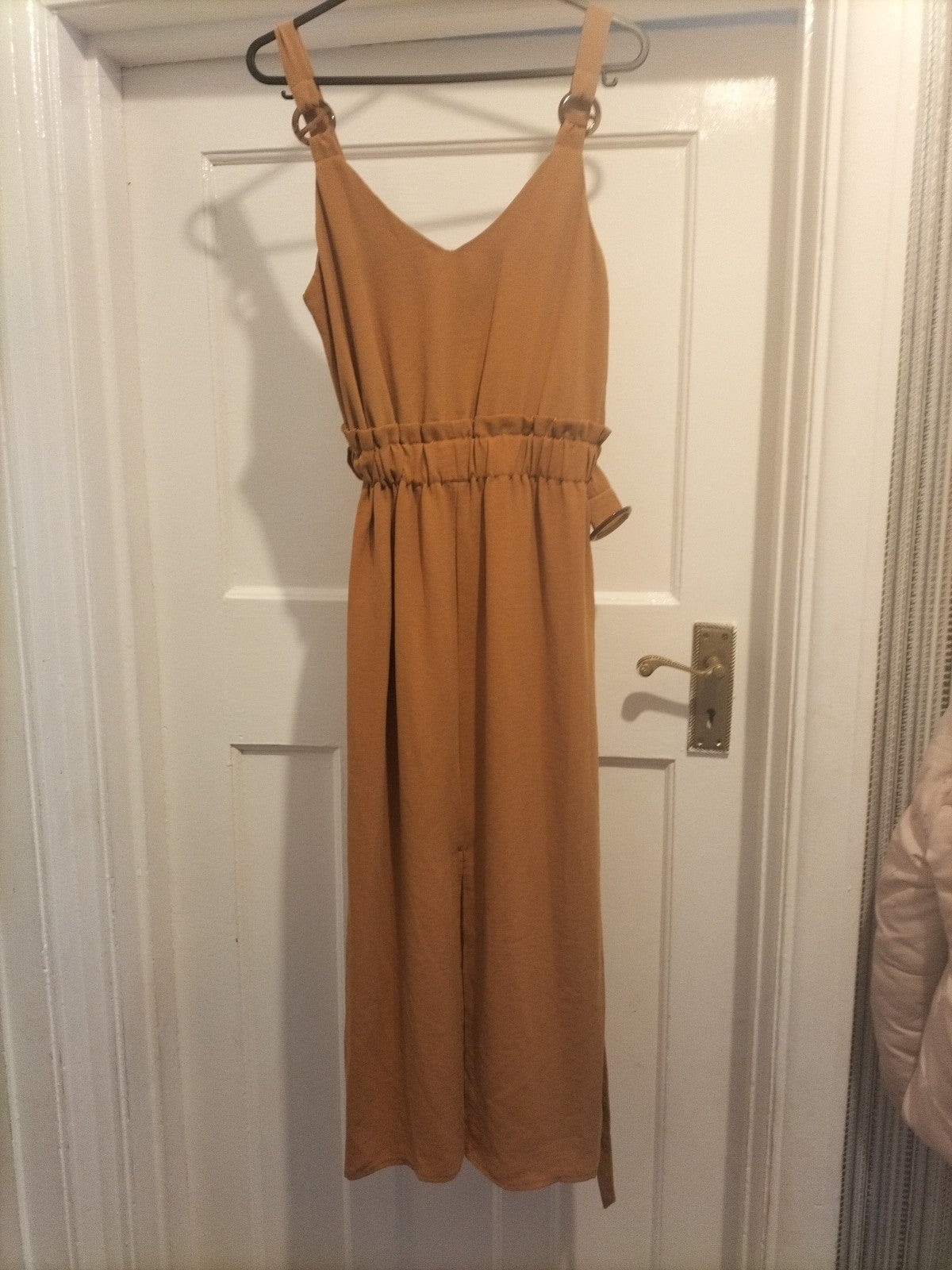 Brand New Ladies Size 4 Tobacco Coloured Sleeveless Dress