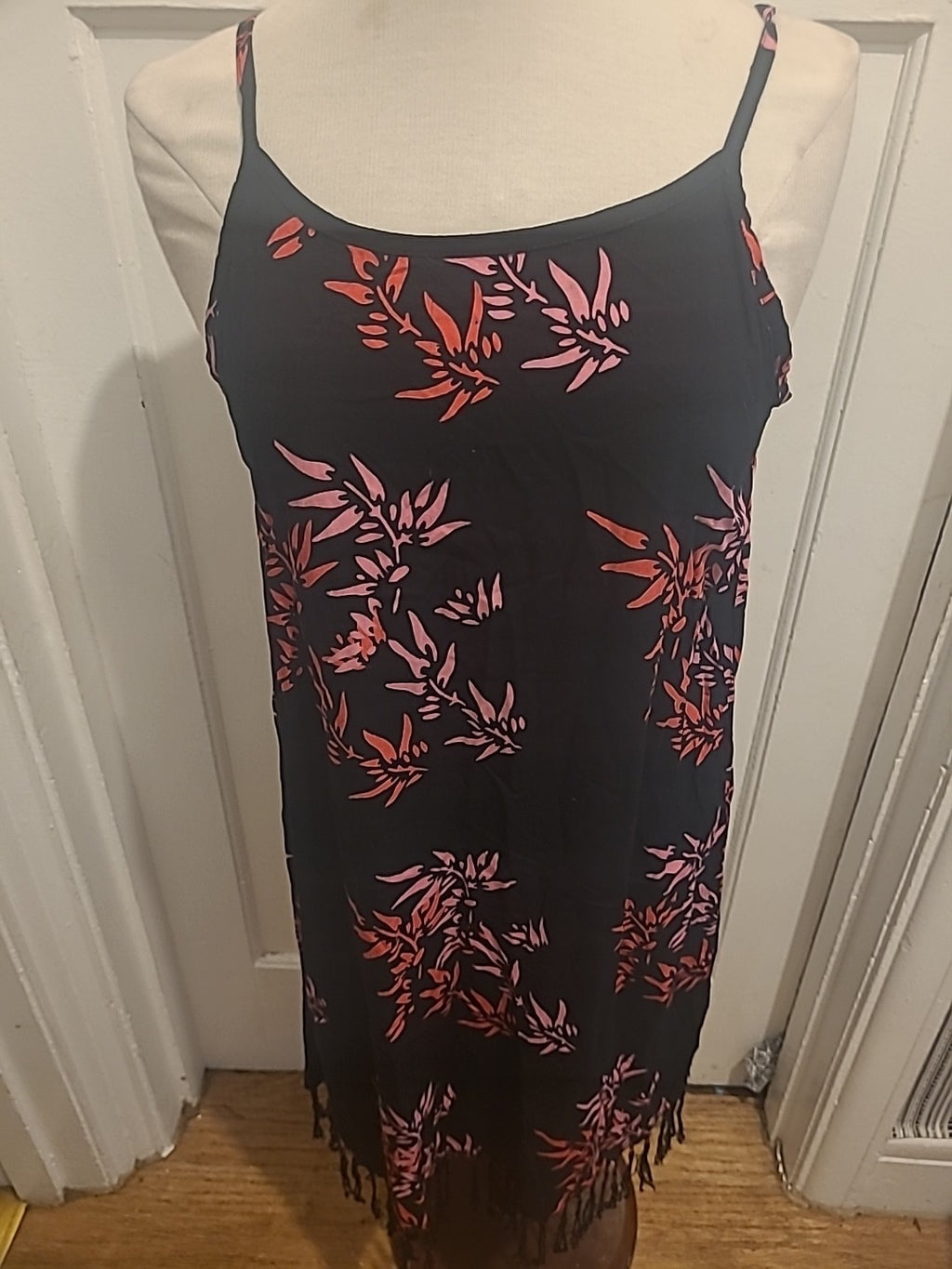 Ladies Oasis Size Small Black Strappy Sleeveless Dress