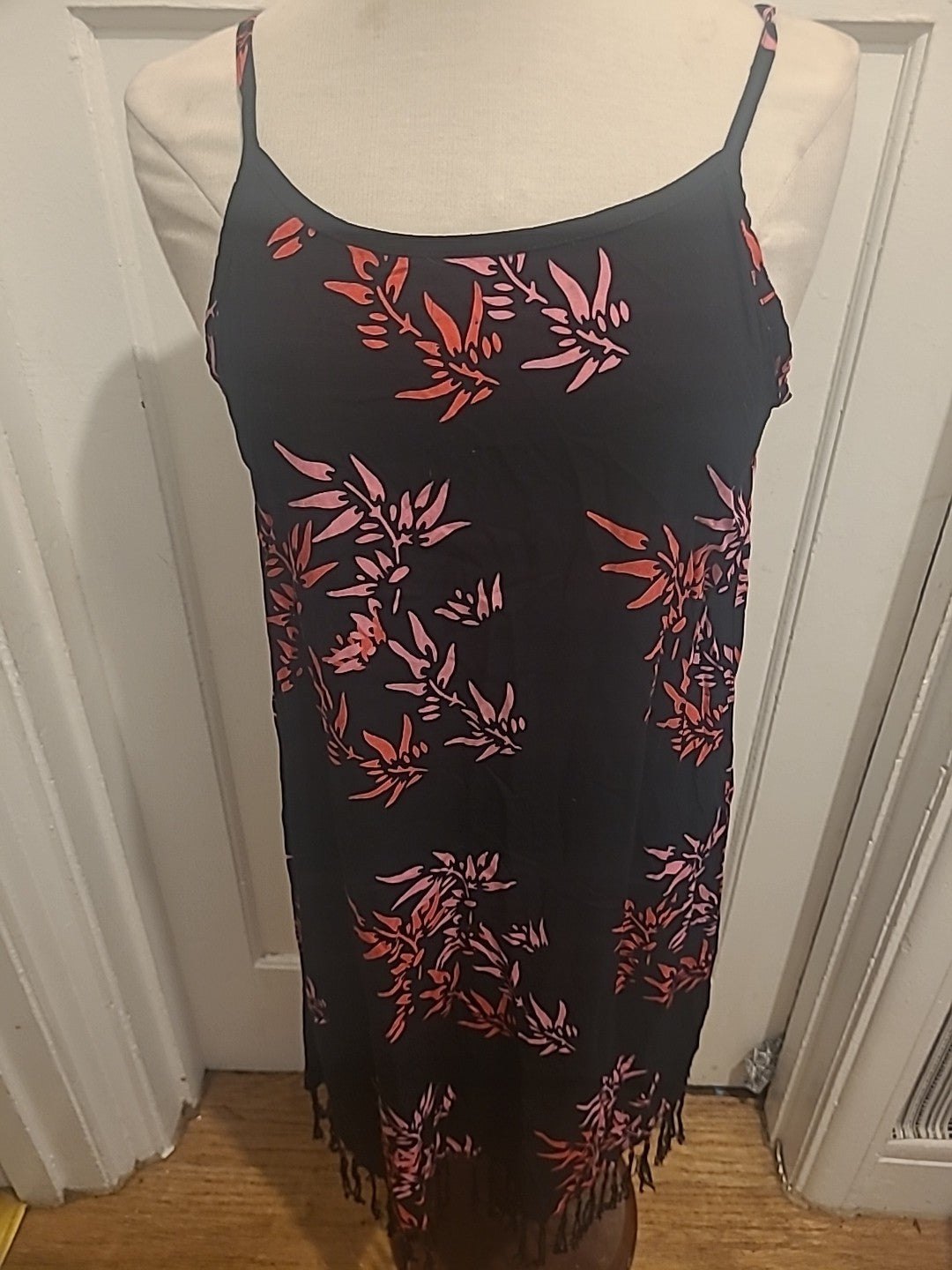 Ladies Oasis Size Small Black Strappy Sleeveless Dress