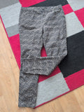 Ladies Tu Size 16 Black And Beige Denim Jeans Skinny