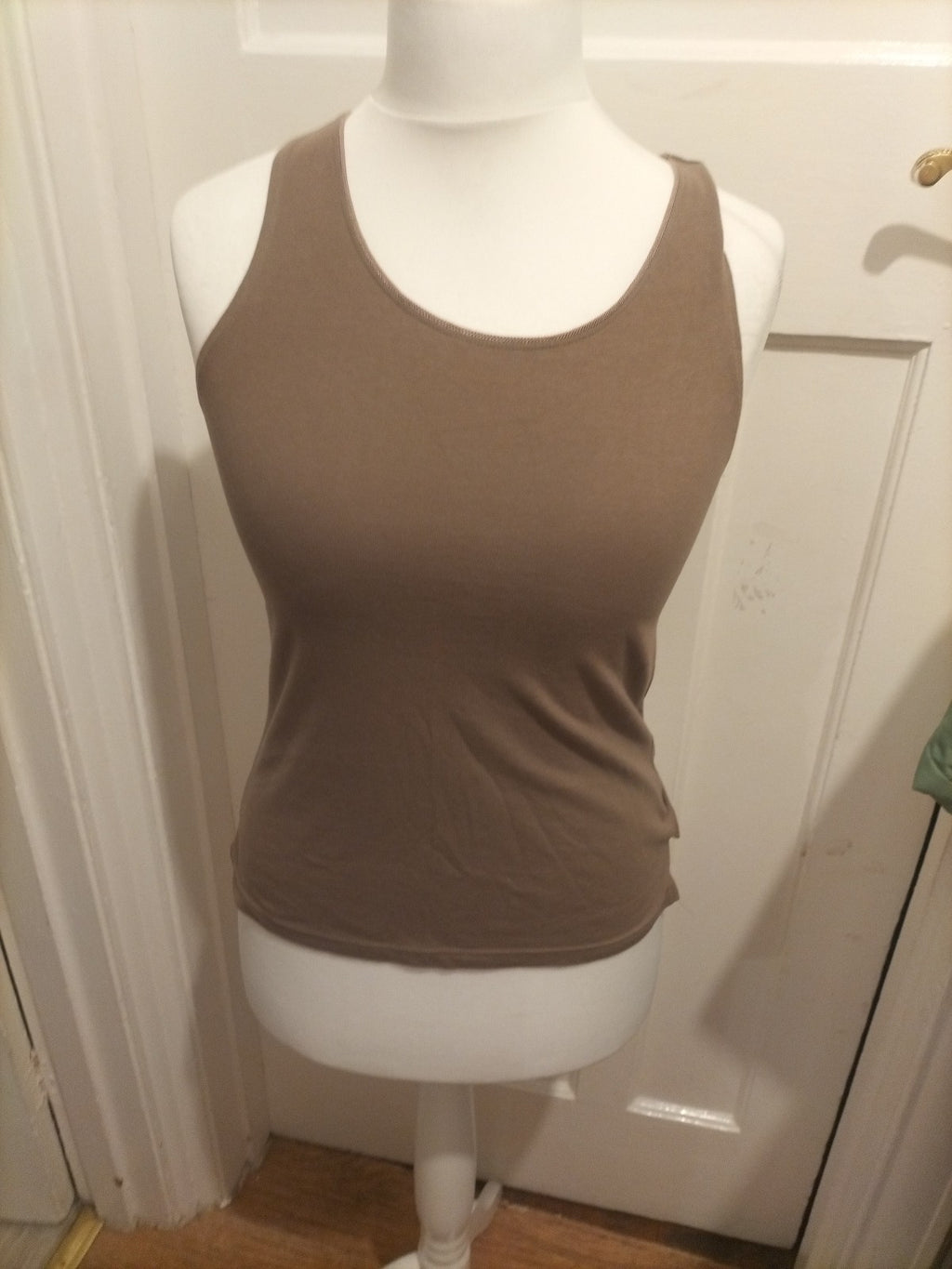 Ladies JH Collectibles Size Medium Petite Brown Sleeveless Tshirt