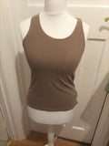 Ladies JH Collectibles Size Medium Petite Brown Sleeveless Tshirt