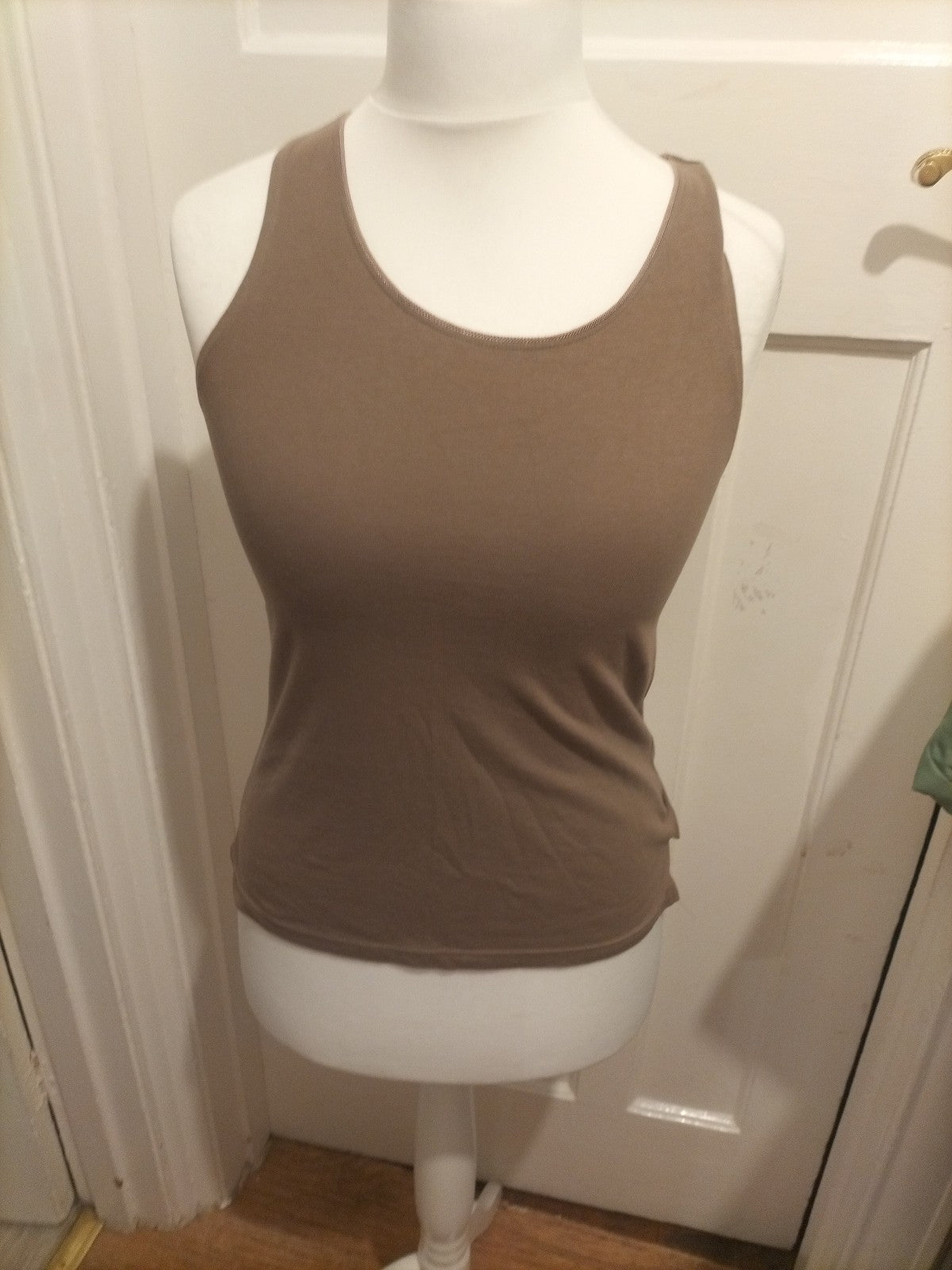Ladies JH Collectibles Size Medium Petite Brown Sleeveless Tshirt