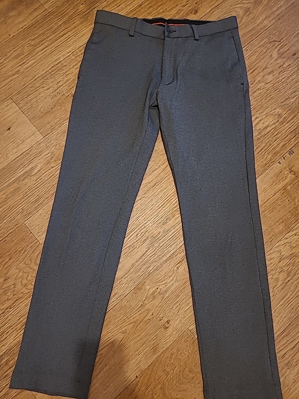 Mens Van Larsson Size 30R Grey Trousers
