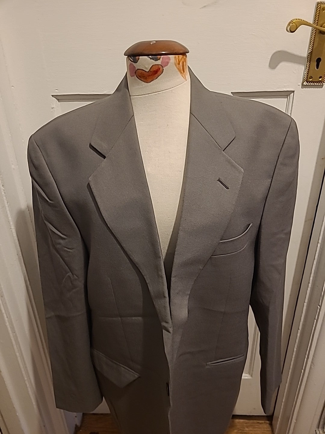 Mens BHS Size 42R Sage Padded Lined Blazer