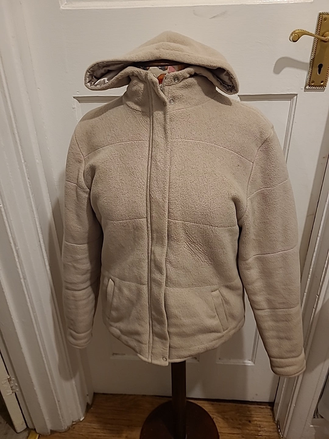 Ladies Next Size 14 Beige Lined Jacket