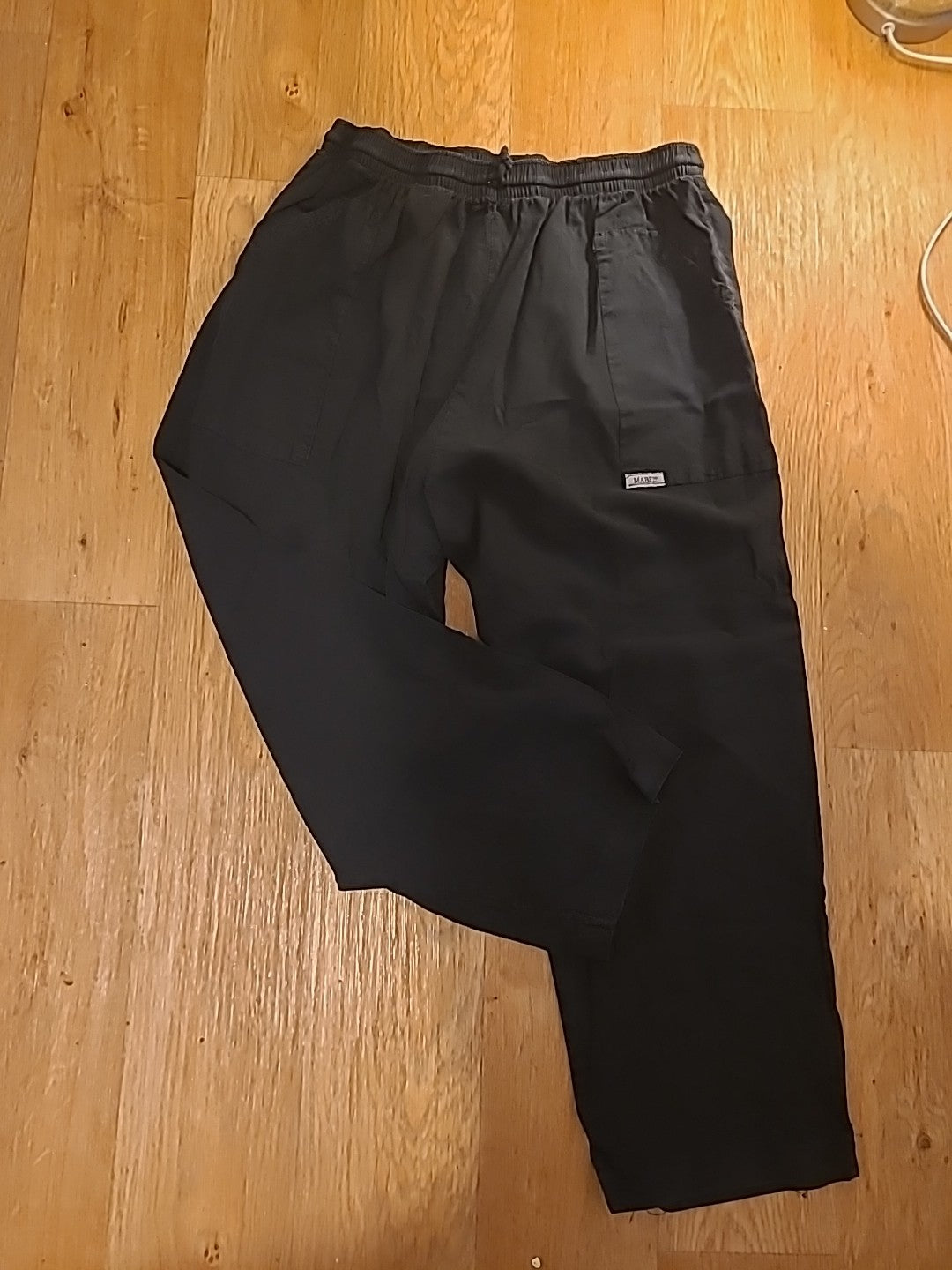 Mens Talla Size 2XL Black Elasticated Jogger Trousers