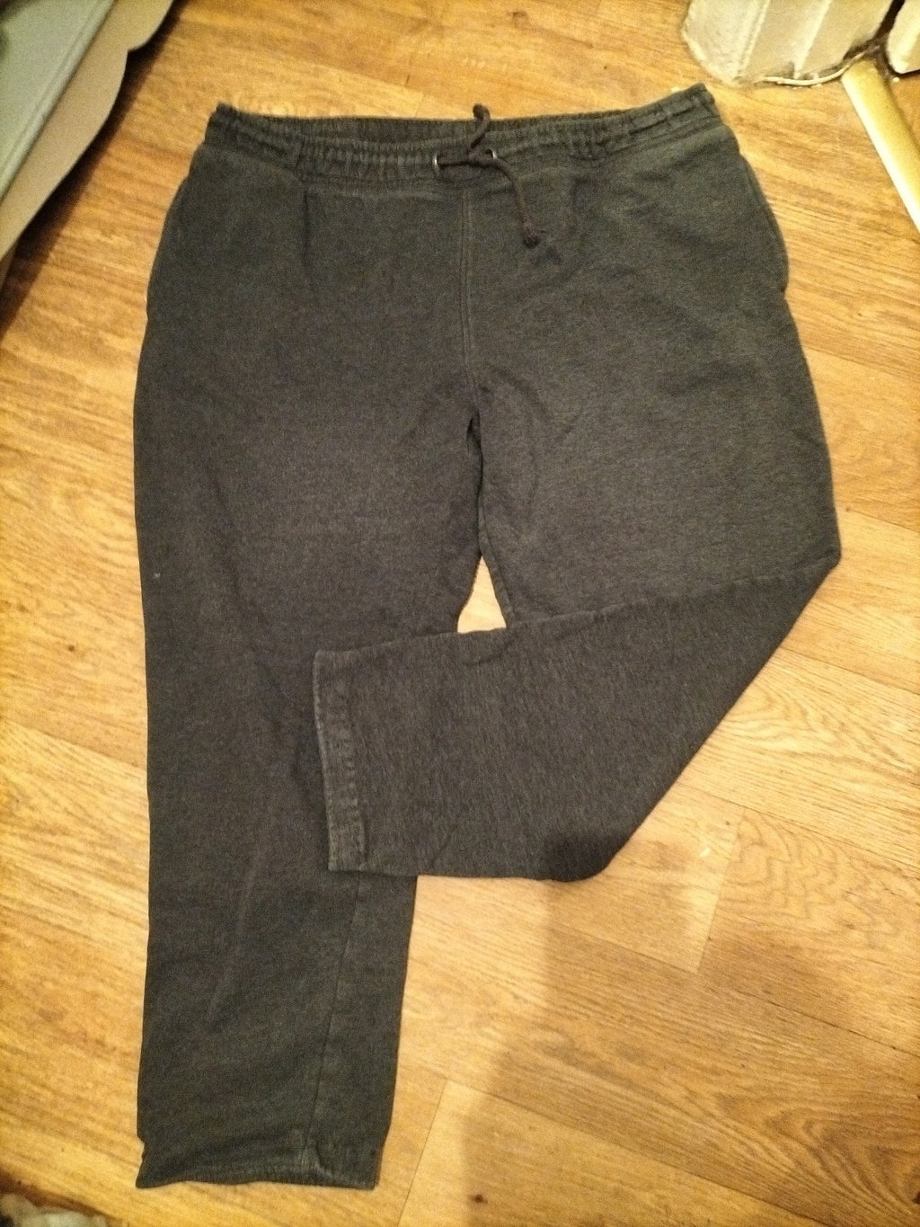 Mens Tu Size XL Grey Elasticated Jogger Trousers