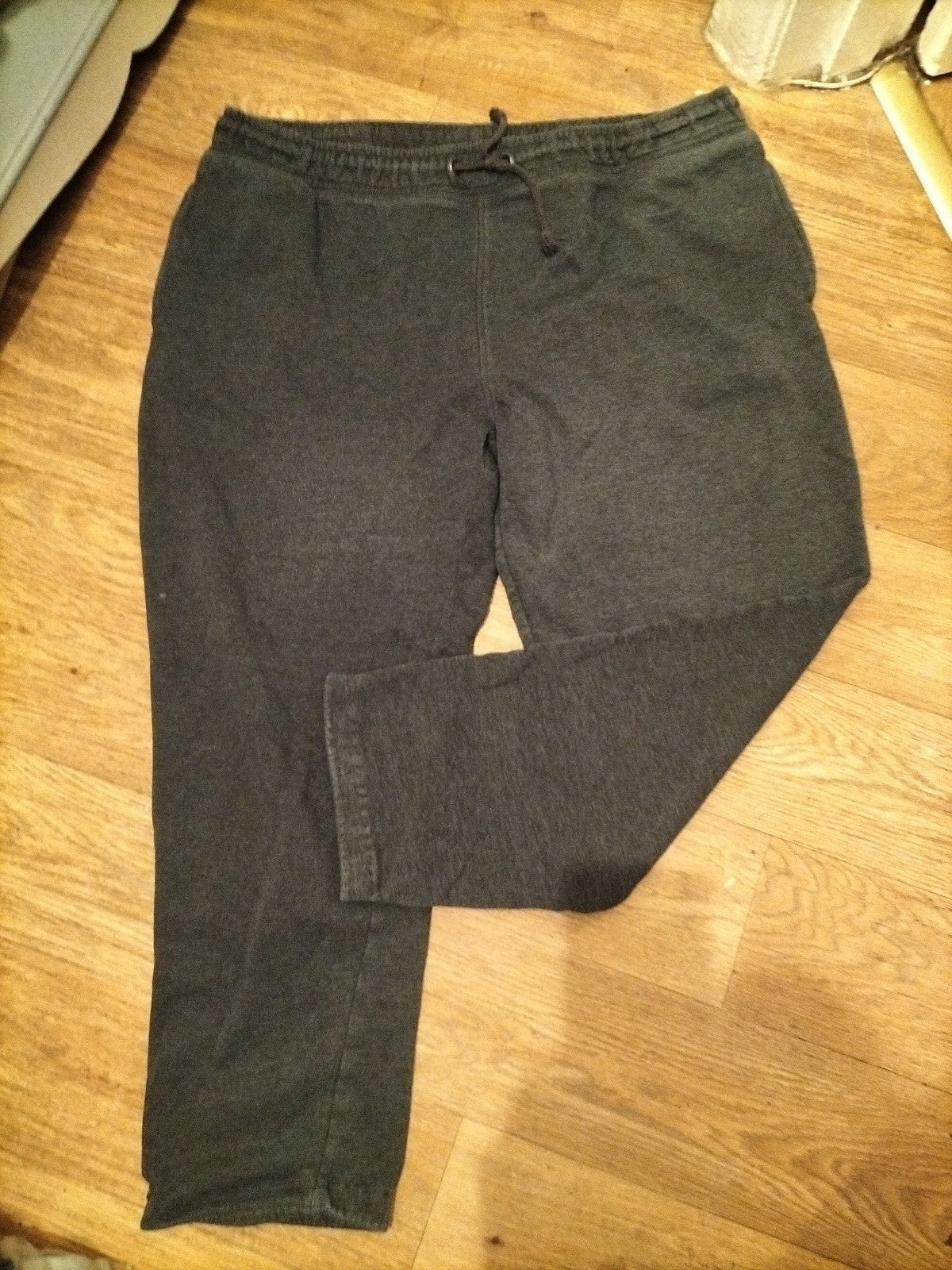 Mens Tu Size XL Grey Elasticated Jogger Trousers