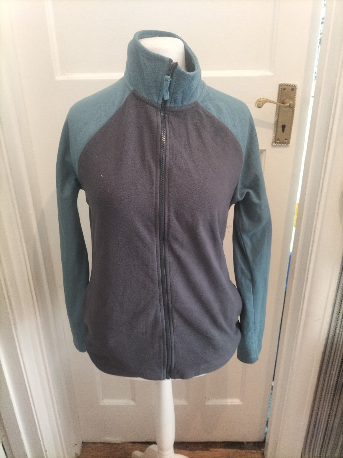 Tu Man Small Blue And Grey Full Zip Jumper