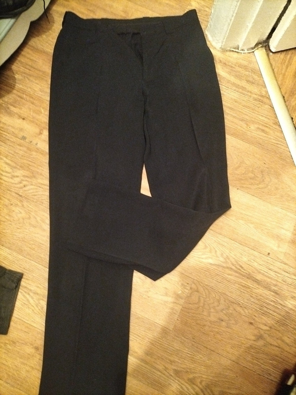 Mwns Pegasus Size 42 Black Trousers Formal
