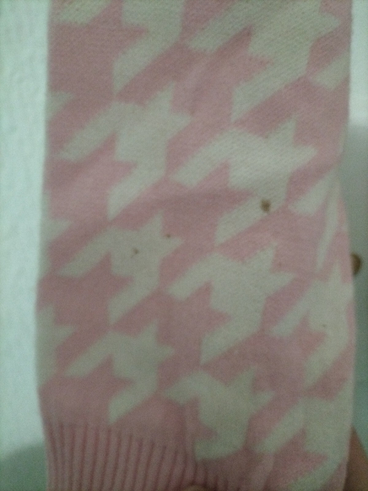 Ladies I Saw It First Size 8 Pink And White Long Sleeved Jumper