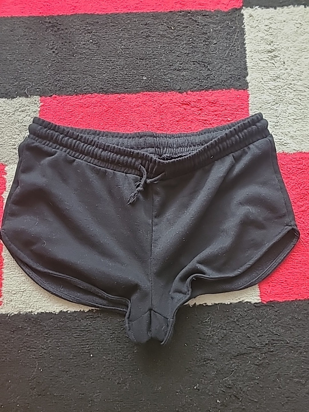 Ladies Primark Size 10-12 Black Elasticated Hot Pants