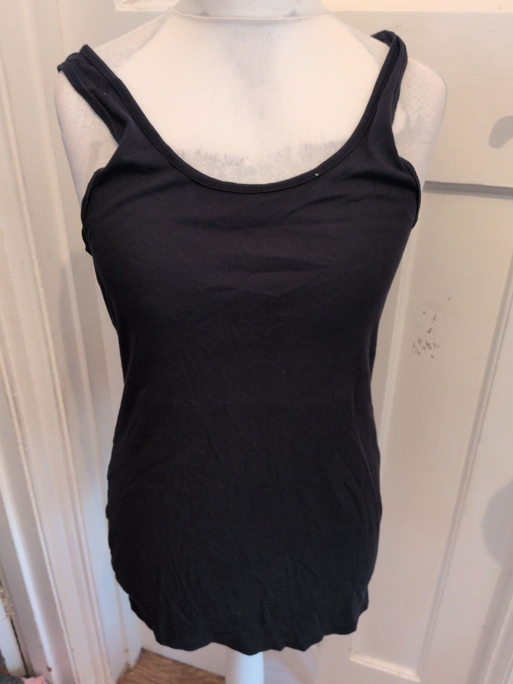 River Island 18 Black Sleeveless Vest Tank T-shirt