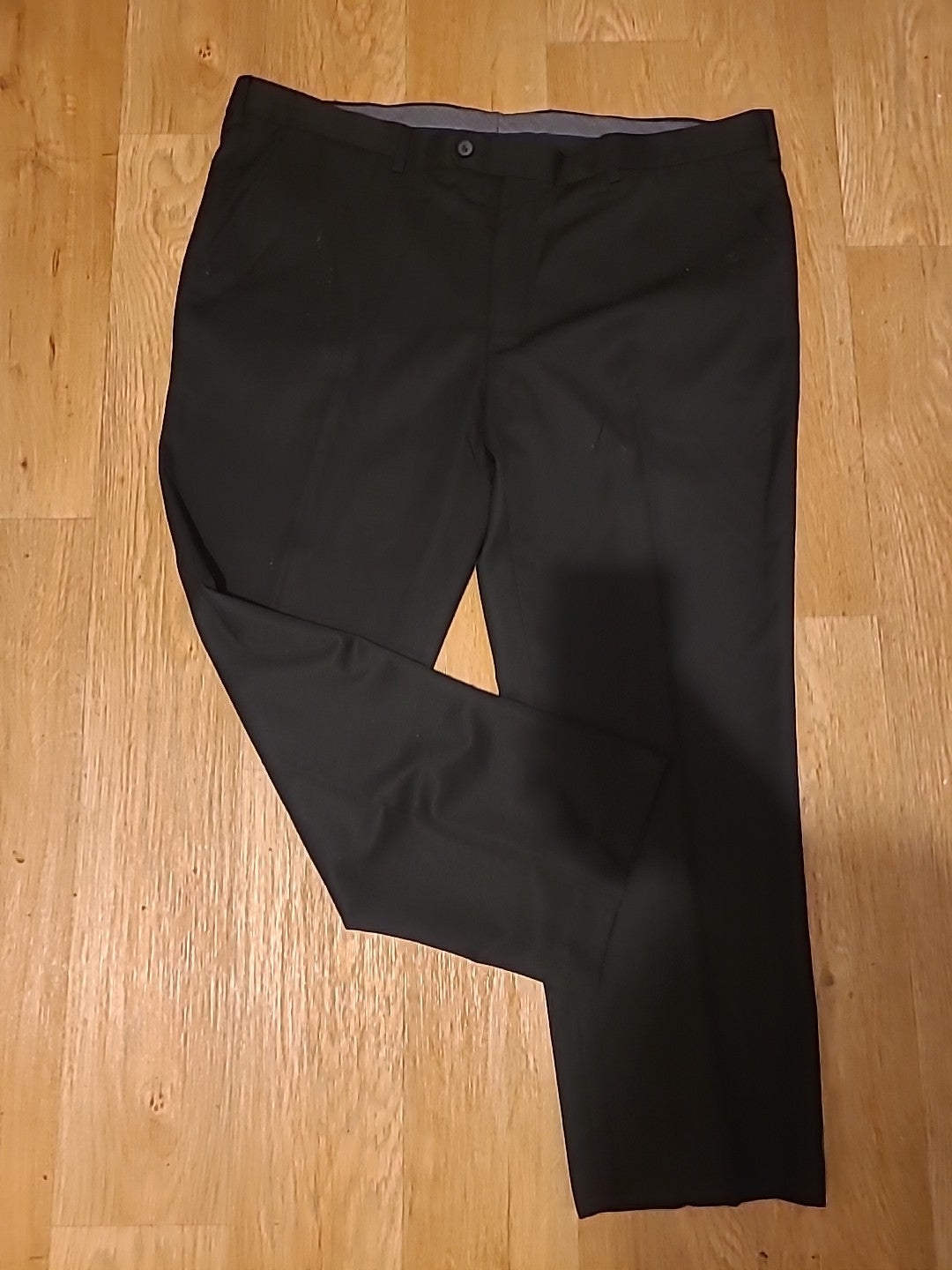 Mens Matalan Size 42x31 Black Formal Trousers
