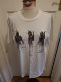 Mens Star Wars Size XL White Printed Short Sleeved Tshirt