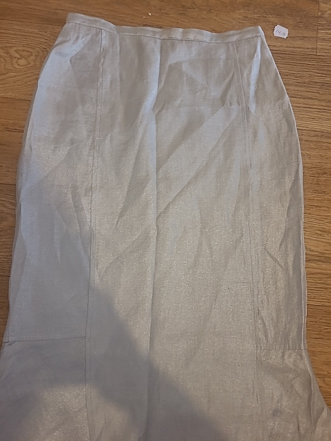 Ladies Size 10 Grey Lined Pencil Skirt