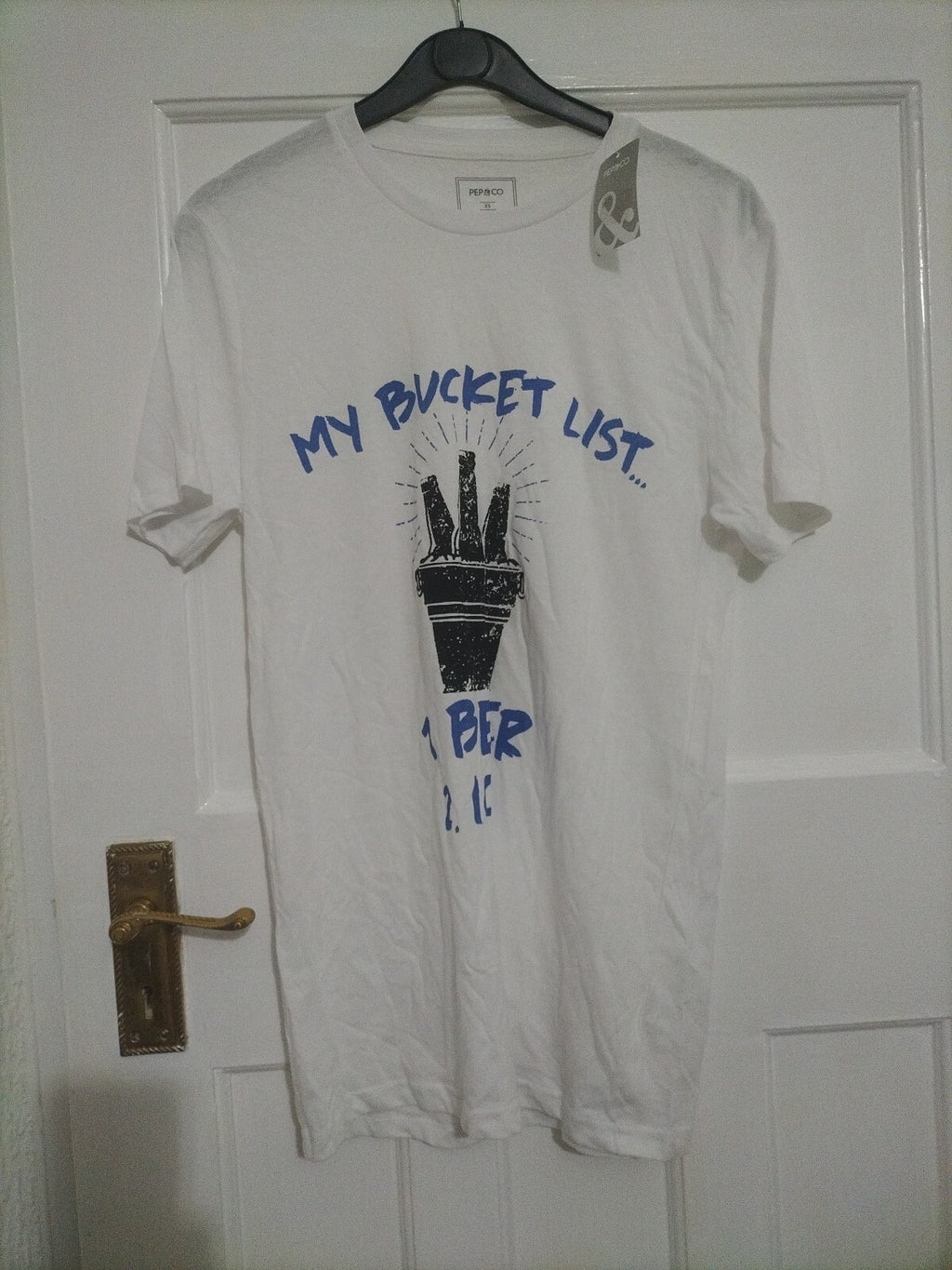Mens Pep&co Size XS Beer Shirt