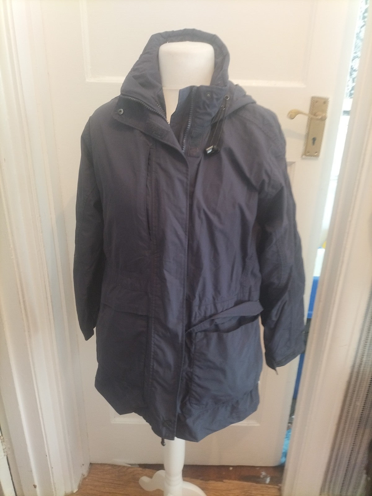 Regatta 12 Navy Mesh Lined Full Zip Coat