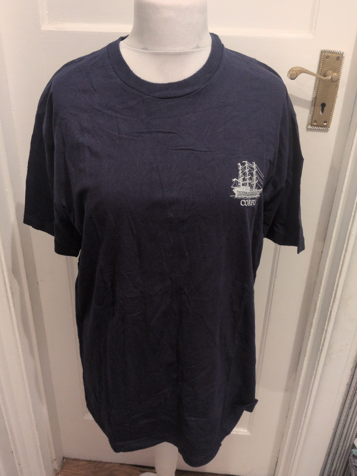 2XL Navy Short Sleeve Corfu T-shirt