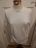 Mens Marks And Spencer Size Small White Short Sleeved Tshirt