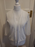 Ladies Boohoo Size Small Open Short Sleeved Blouse