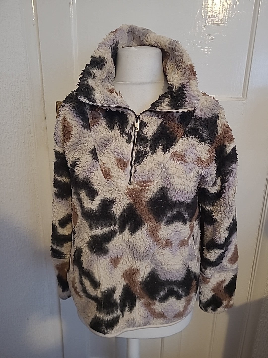 Next Size Small Multicoloured Fluffy Warm Pullover Jumper