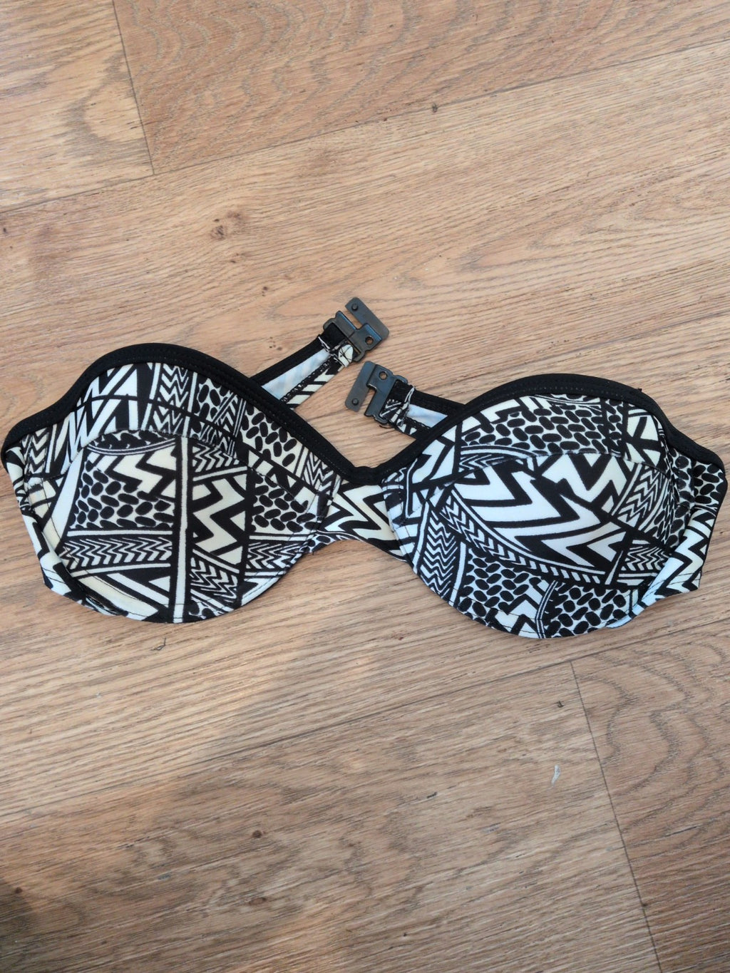 Dorothy Perkins 12 Beige And Black Bikini Bra