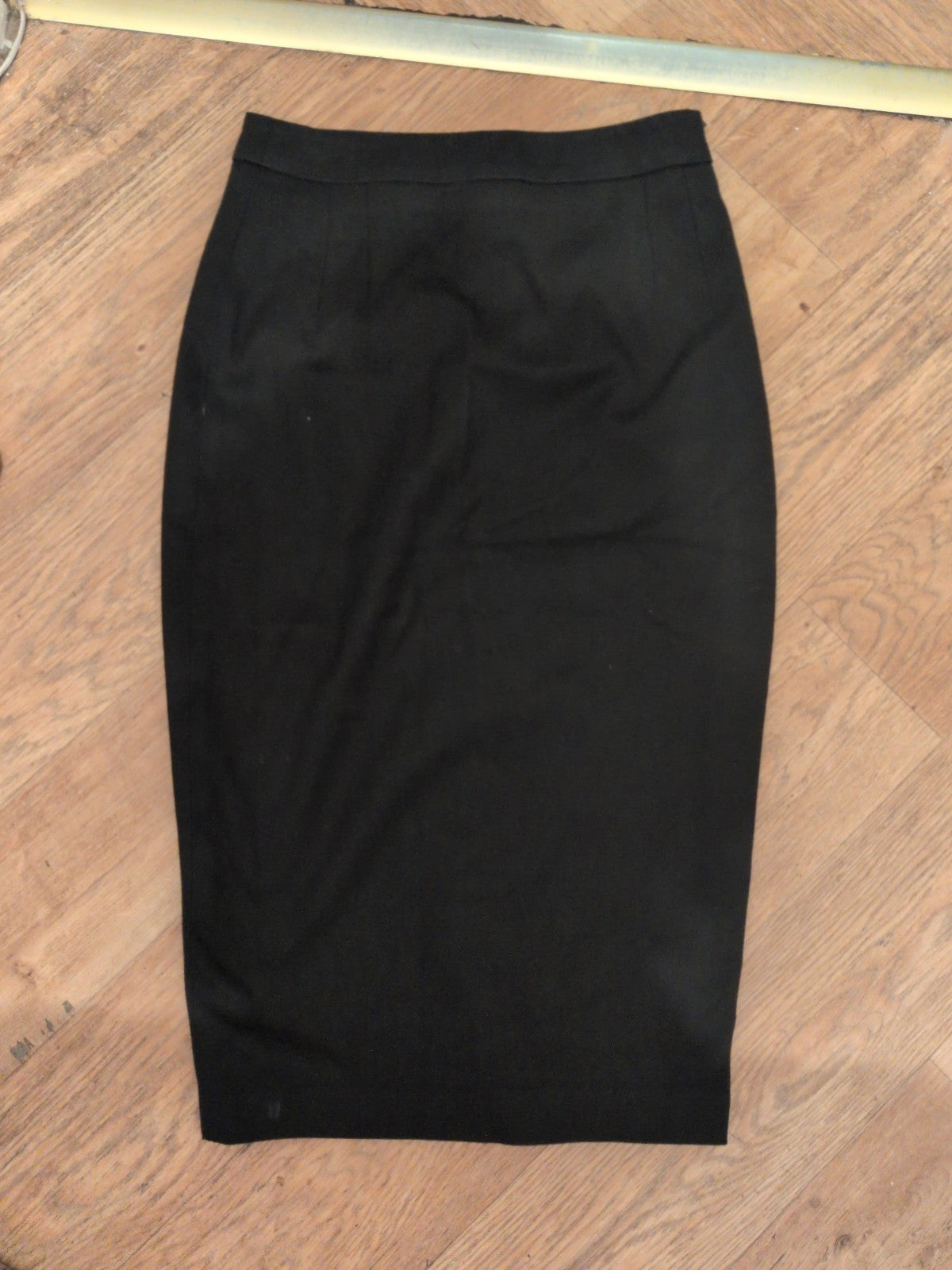 Next Tailoring 8 Black Lined Long Length Straight Skirt