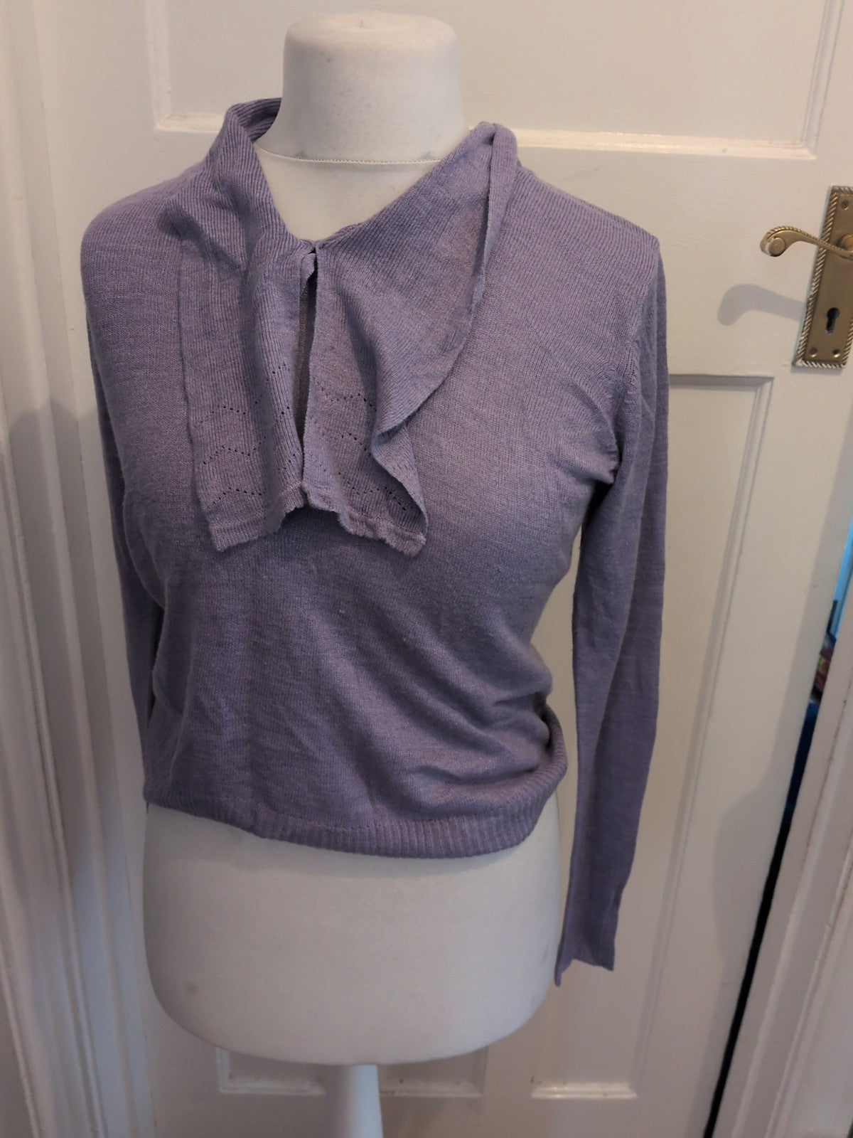 Honor Millburn 10-12 Purple Collared Jumper