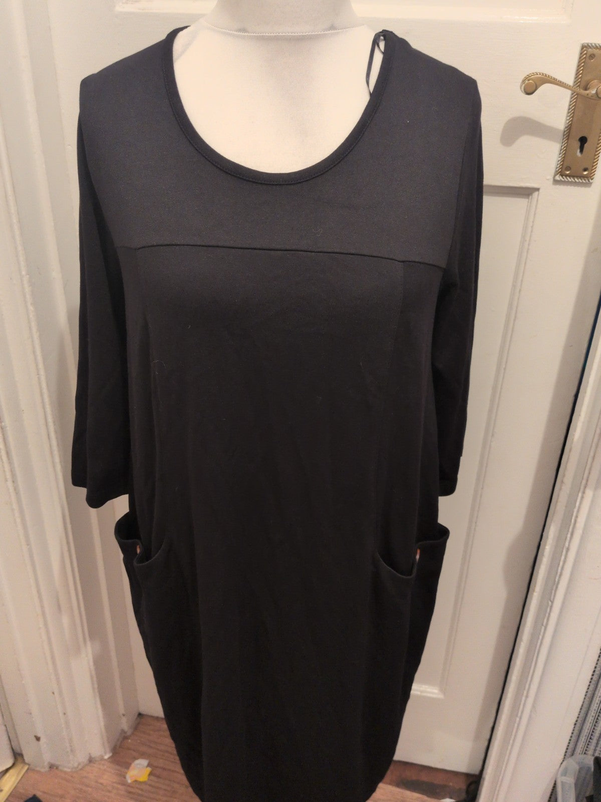 Bonprix Medium Black Half Sleeve Dress