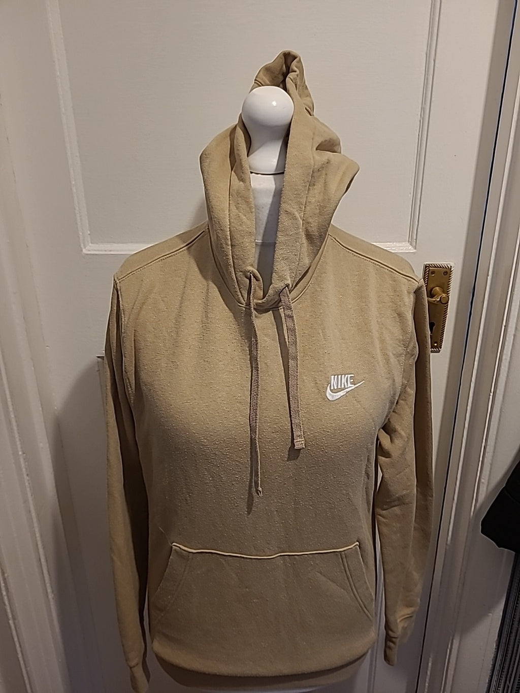 Mens Nike Size Small Camel Pullover Hoodie