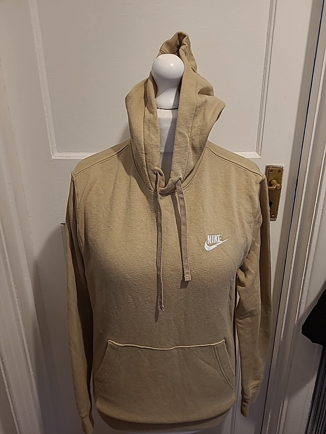 Mens Nike Size Small Camel Pullover Hoodie