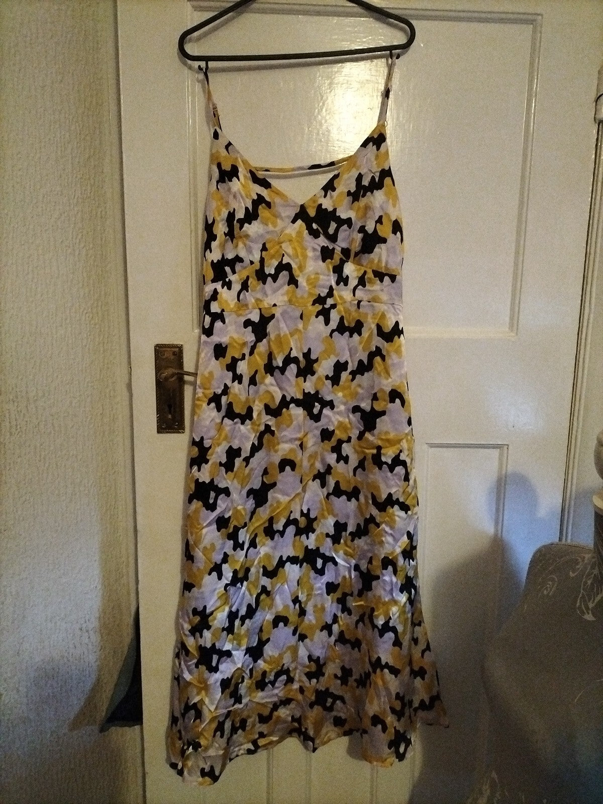Ladies Finery Size 8 Yellow/black/white Long Dress