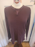 Mens Next Supply Size Large Deep Purple Ribbed Pullover Jumper