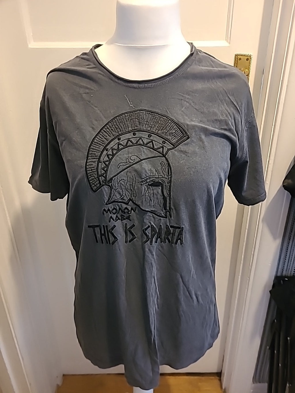 Ladies Size XL Grey This Is Sparta Tshirt