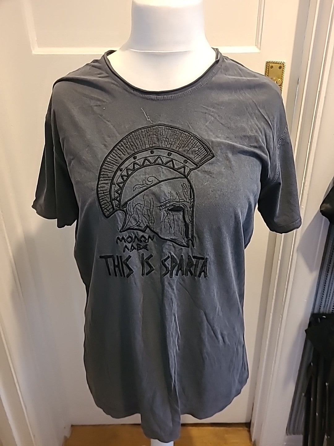 Ladies Size XL Grey This Is Sparta Tshirt