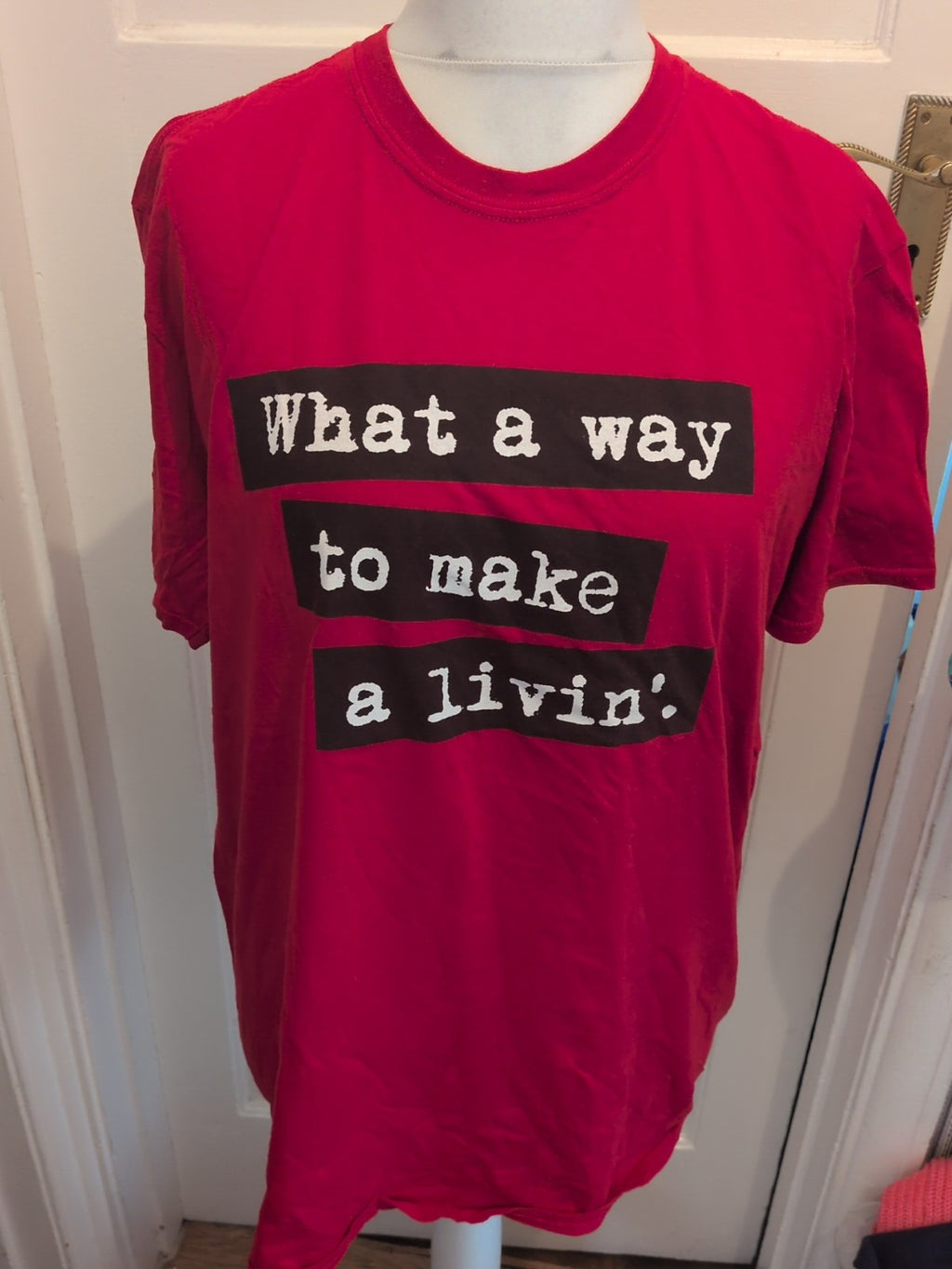 Encore XL Red Short Sleeve T-shirt Printed