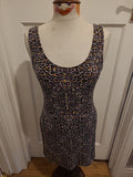 Ladies Atmosphere Size 14 Multicoloured Patterned Sleeveless Top