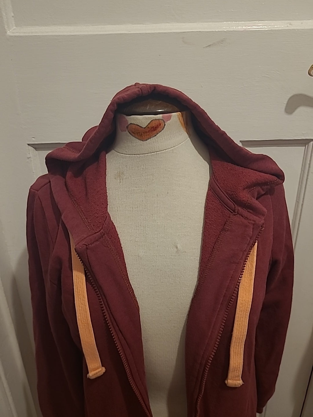 Ladies John Banner Size Small Purple Long Sleeved Zip Through